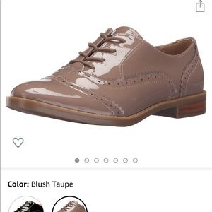 Franco Sarto Imagine Oxford Tan Patent Lace- up